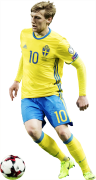 Emil Forsberg football render