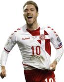 Christian Eriksen football render