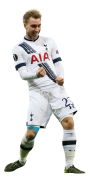 Christian Eriksen football render