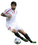 Ever Banega football render