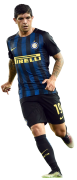 Ever Banega football render