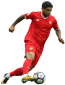 Éver Banega football render