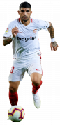 Éver Banega football render