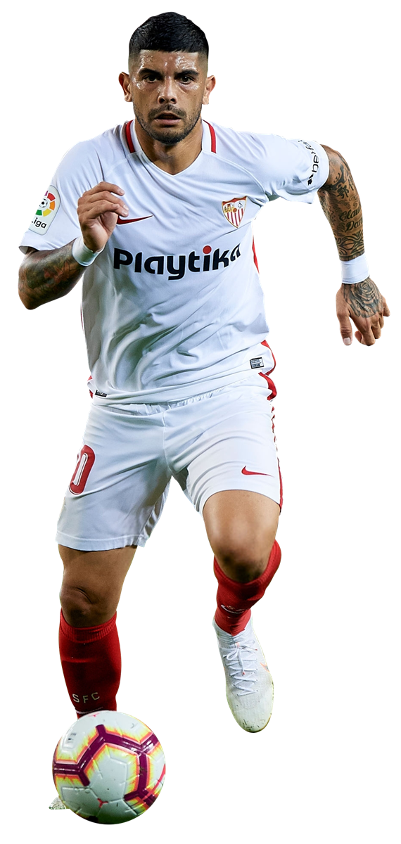 Éver Banega football render - 50403 - FootyRenders