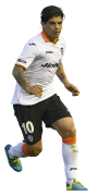 Ever Banega football render