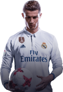 Cristiano Ronaldo FIFA 18 Cover Star football render