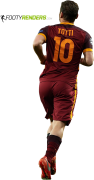 Francesco Totti football render