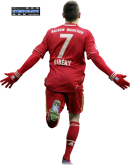 Franck Ribery football render