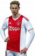 Frenkie de Jong football render