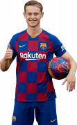 Frenkie de Jong football render