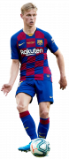 Frenkie de Jong football render