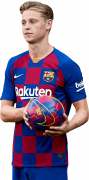 Frenkie de Jong football render