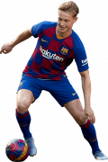 Frenkie de Jong football render