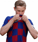 Frenkie de Jong football render