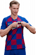 Frenkie de Jong football render