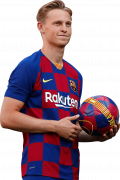 Frenkie de Jong football render