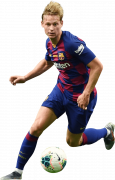 Frenkie de Jong football render