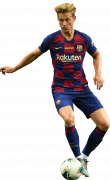 Frenkie de Jong football render