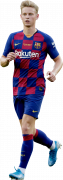 Frenkie De Jong football render