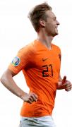 Frenkie de Jong football render