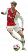 Frenkie de Jong football render