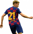 Frenkie de Jong football render