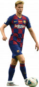 Frenkie de Jong football render