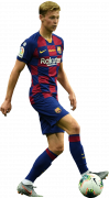 Frenkie de Jong football render