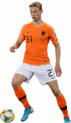 Frenkie de Jong football render