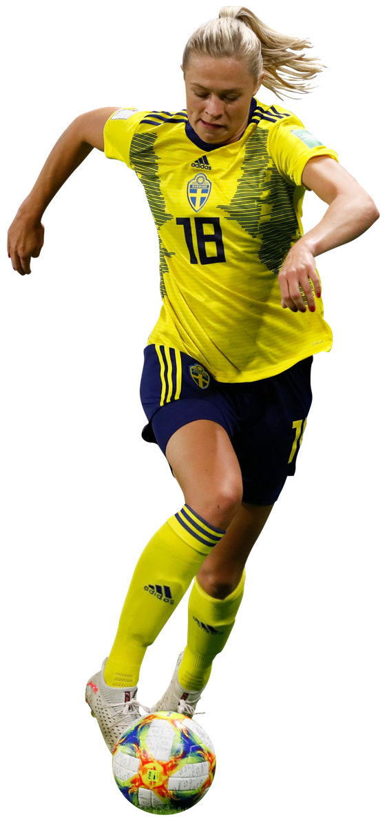 Fridolina Rolfö football render - 54735 - FootyRenders