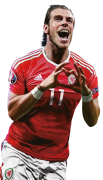 Gareth Bale football render