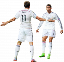 Gareth Bale & Cristiano Ronaldo football render
