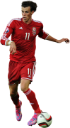 Gareth Bale football render