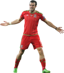 Gareth Bale football render