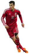 Gareth Bale football render