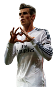 Gareth Bale football render