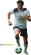 Gareth Bale football render