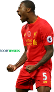 Georginio Wijnaldum football render