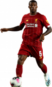 Georginio Wijnaldum football render