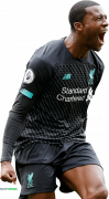 Georginio Wijnaldum football render