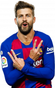 Gerard Piqué football render