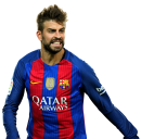 Gerard Piqué football render