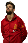 Gerard Pique football render