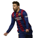 Gerard Piqué football render