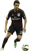 Giacomo Bonaventura football render