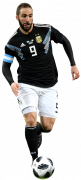 Gonzalo Higuain football render