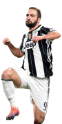 Gonzalo Higuain football render