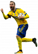 Gonzalo Higuain football render