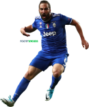 Gonzalo Higuain football render