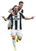 Gonzalo Higuain & Miralem Pjanic football render